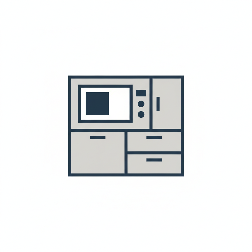 Built-in microwave icon